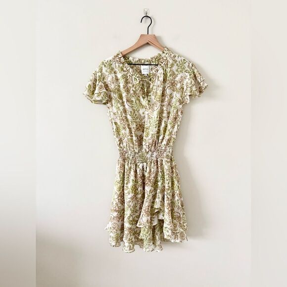 NWT Misa Los Angeles Maia Dress in Green Goddess Floral - Size M - Picture 4 of 9